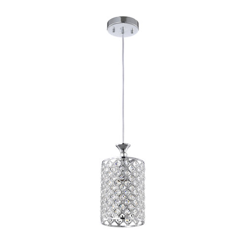 Chrome Pendant Lighting You'll Love | Wayfair